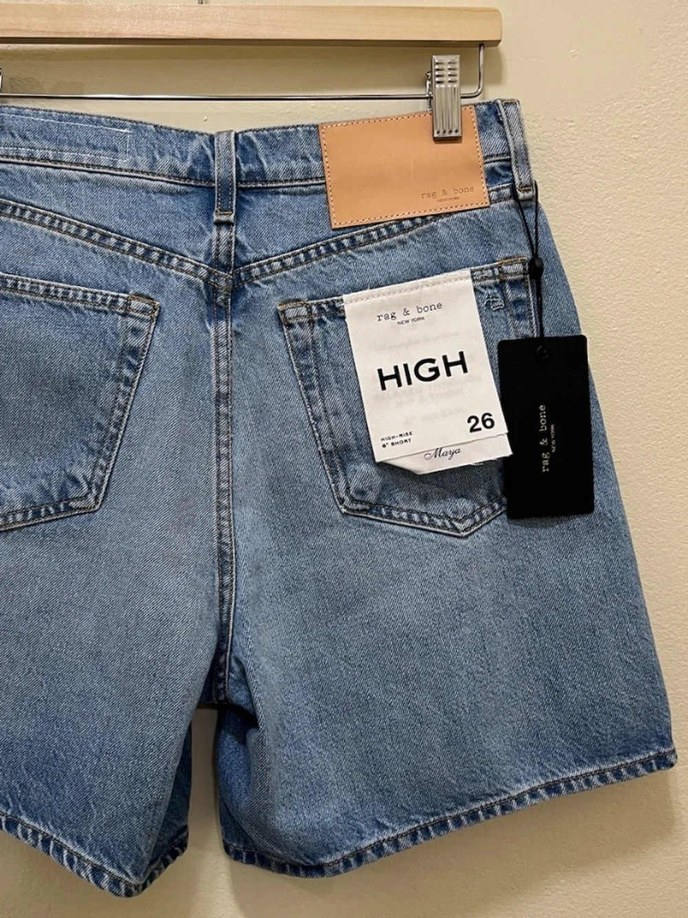 Rag & Bone Maya 6Inch DENIM Short size 26 NWT
